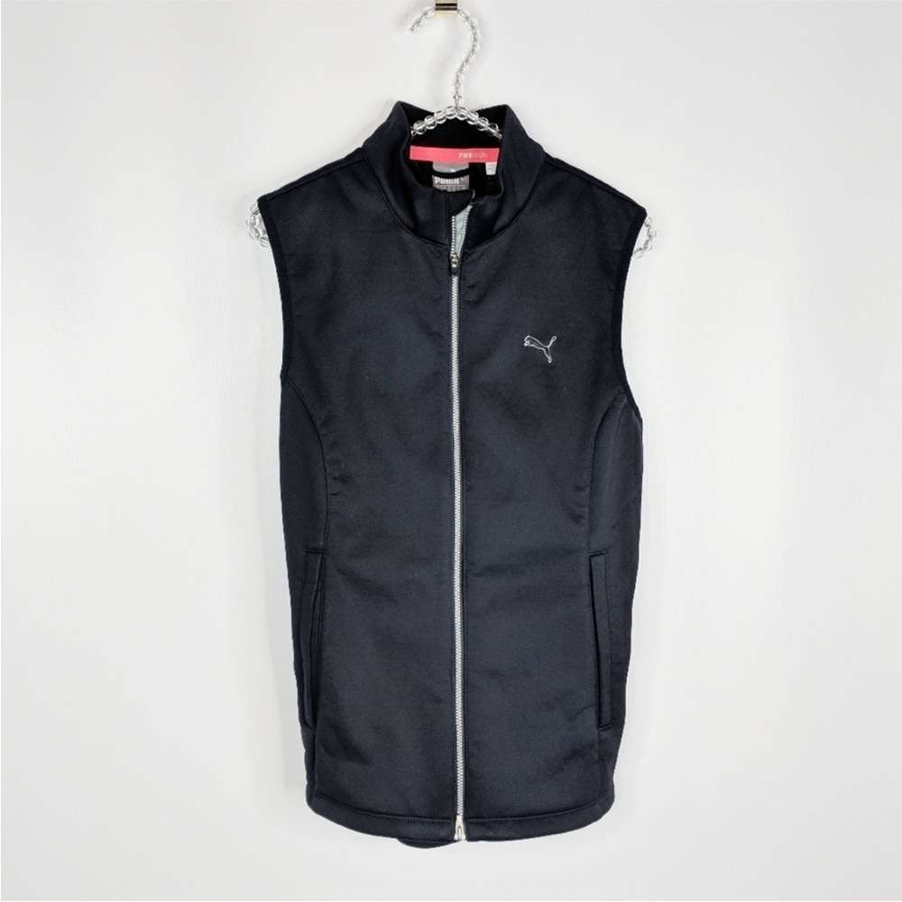 ❗PUMA PWR Warm black vest golf zip athleisure 361 - Picture 2 of 8